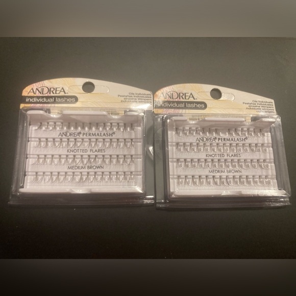 Andrea Permalash knotted flares medium brown individual lashes.NWT. 2 packs - Picture 5 of 6